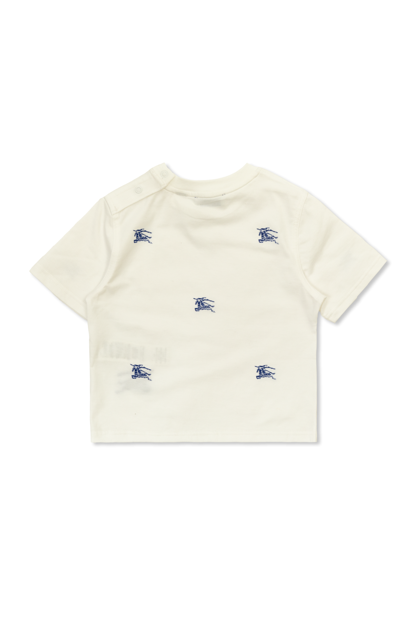 White Burberry Kids T shirt with logo Burberry Kids Vitkac GB